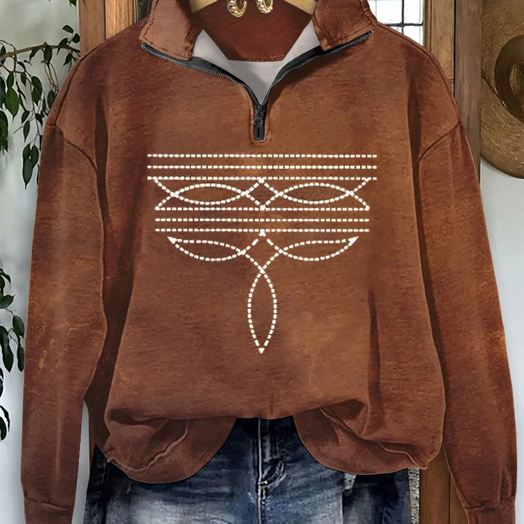 Versatile plus-size hoodie with loose long sleeves, ideal for day-to-night transitions.