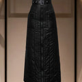 Machine washable Winter Whisperer A-Line Skirt, easy care for busy lifestyles.