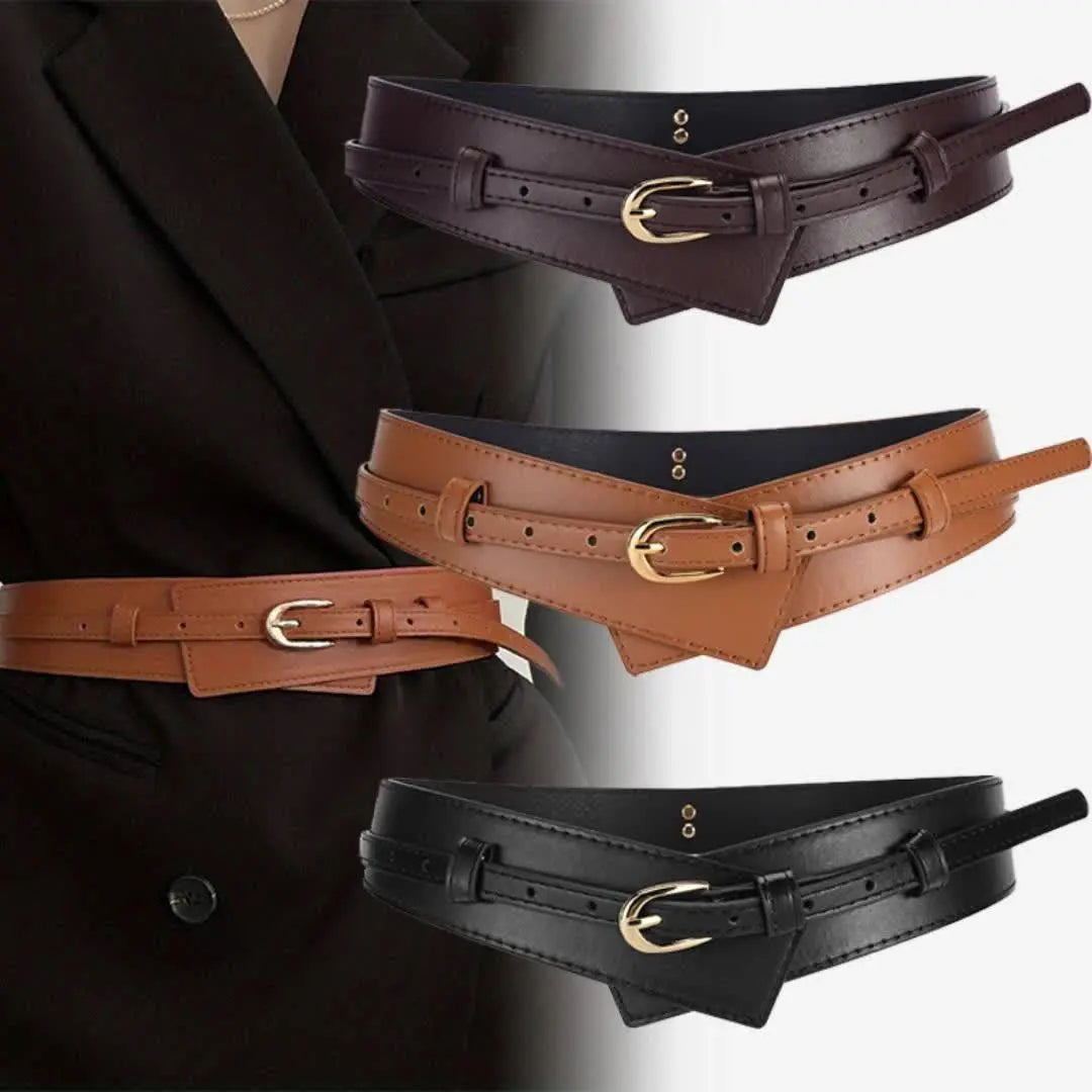 Vintage Chic Belt displayed on a mannequin, showcasing its retro flair