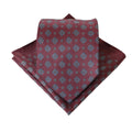Tie knotted perfectly, showcasing its universal fit and sophisticated design.