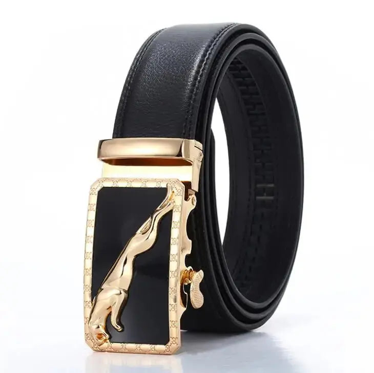 Fashion-forward automatic buckle belt for the modern man.