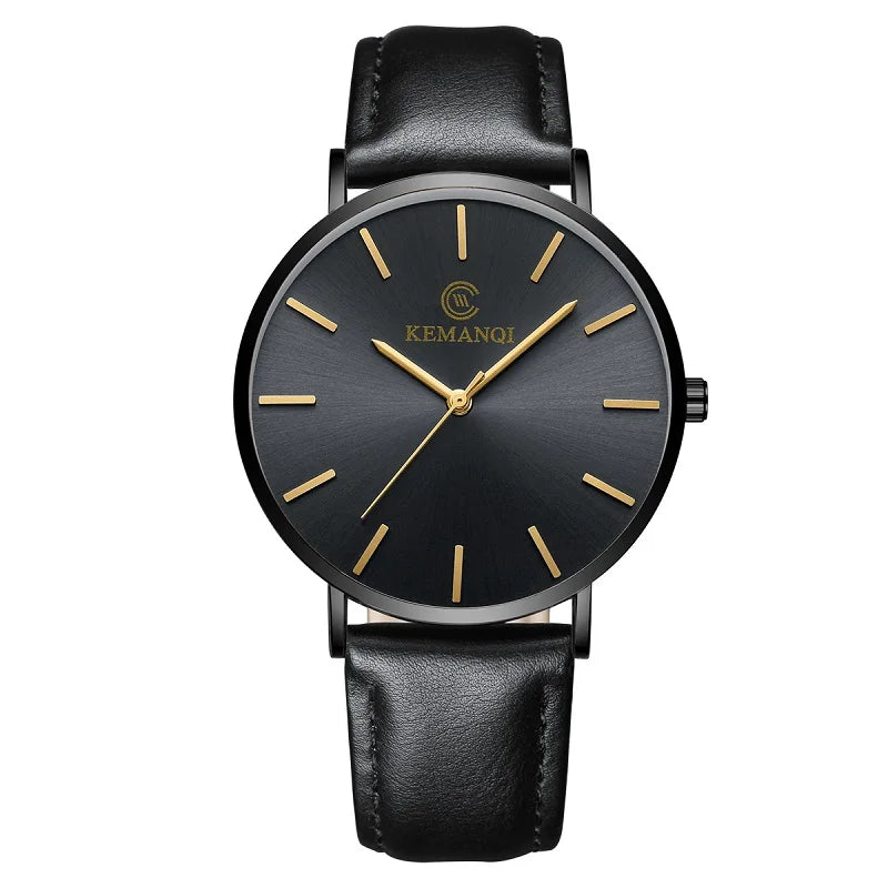 Minimalist watch design perfect for professional style.