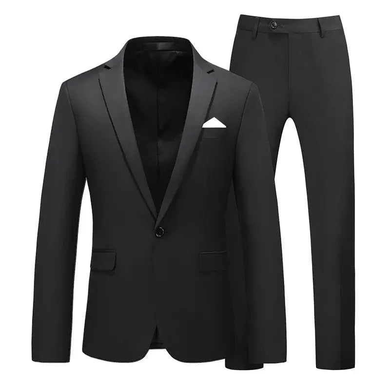 Bespoke suit in deep navy, designed for performance and adaptability.