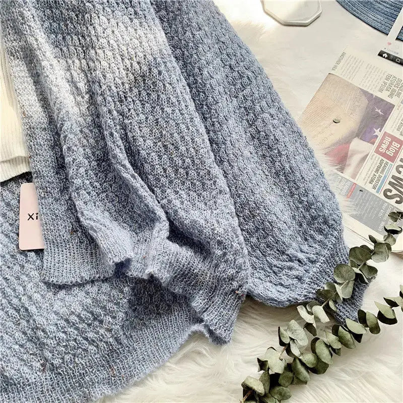 Detail shot of the soft fabric texture of the Breeze Whisper Cardigan, showcasing its quality and comfort.