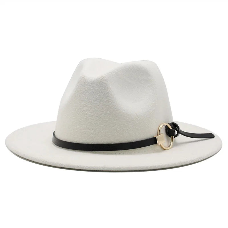 Modern mauve fedora, blending elegance with contemporary style.