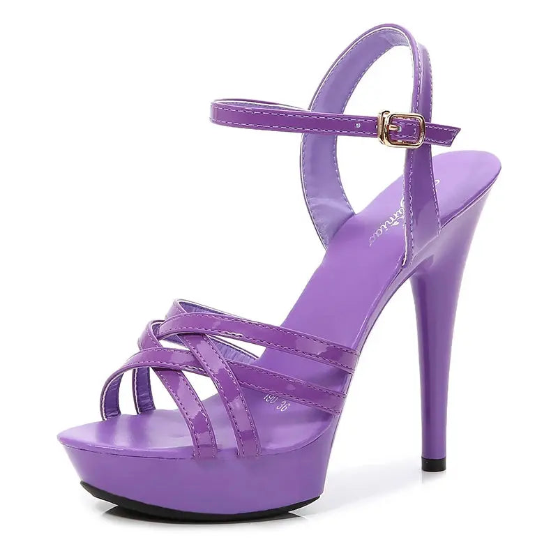 Sophisticated platform sandals with adjustable straps perfect for formal occasions