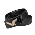 Automatic leather belt with a sophisticated design.
