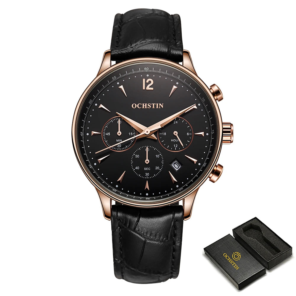OCHSTIN watch with automatic date feature, perfect for daily use.