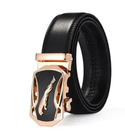 Elegant black belt with a perfect fit for any occasion.