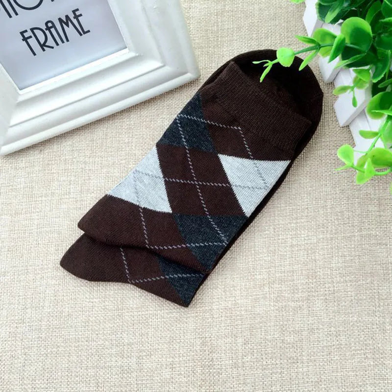 Multi-season socks in rich navy, designed for versatile wear.