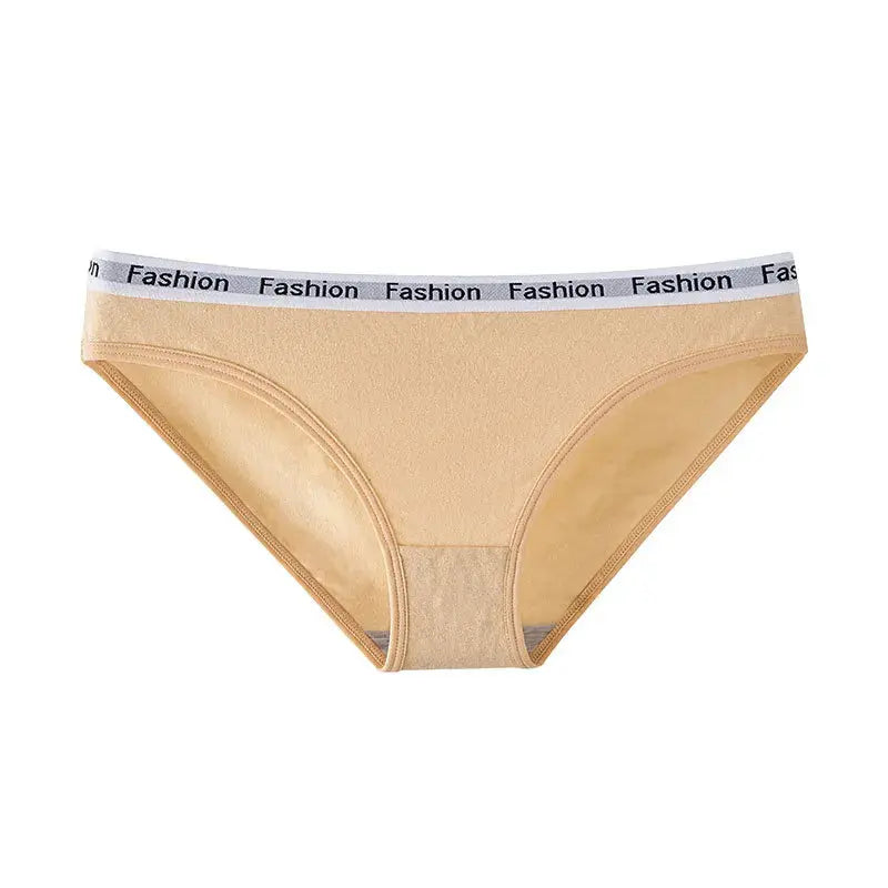 Breathable cotton panties in navy blue, designed for a second skin feel.