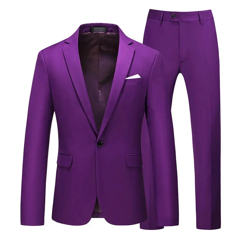 Close-up of the suit's stitching, showcasing meticulous tailoring.