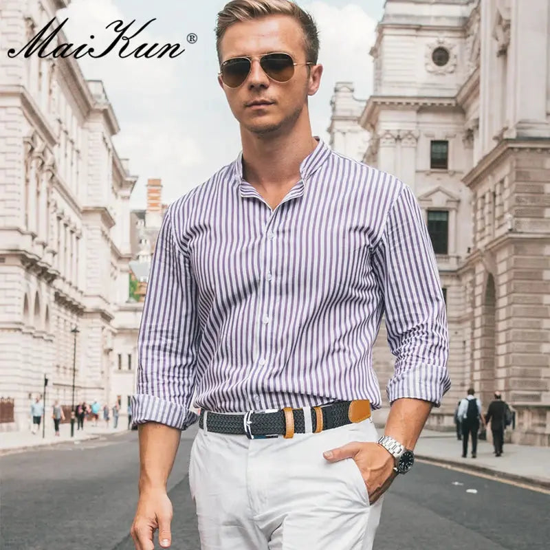 Stylish brown belt featuring a sleek metal pin buckle, perfect for casual or formal wear.