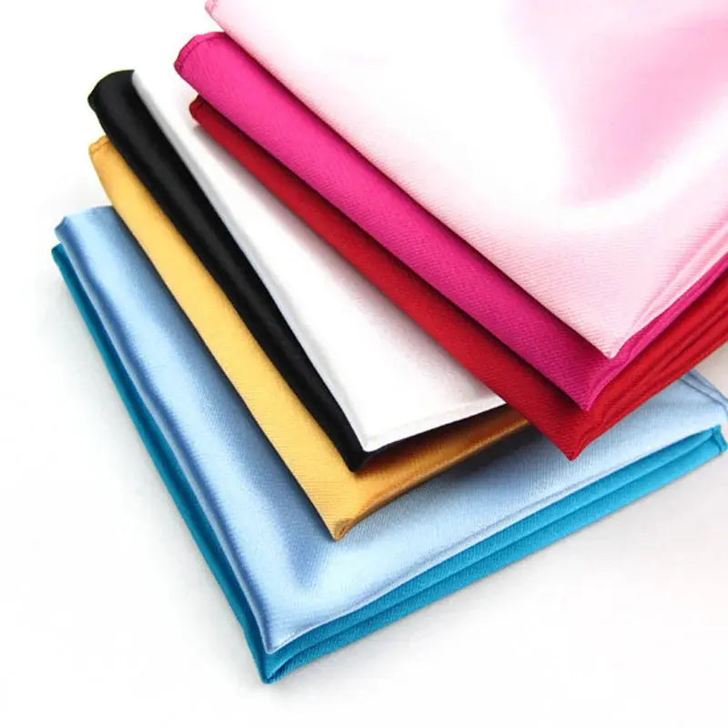 Compact 6.6" square pocket square, enhances any suit with charisma.