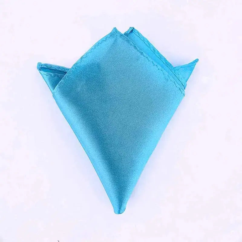 Satin-like pocket square, adds a refined touch to men's fashion.