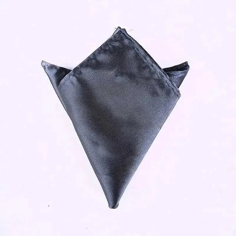 Timeless pocket square in olive green, complements classic elegance.