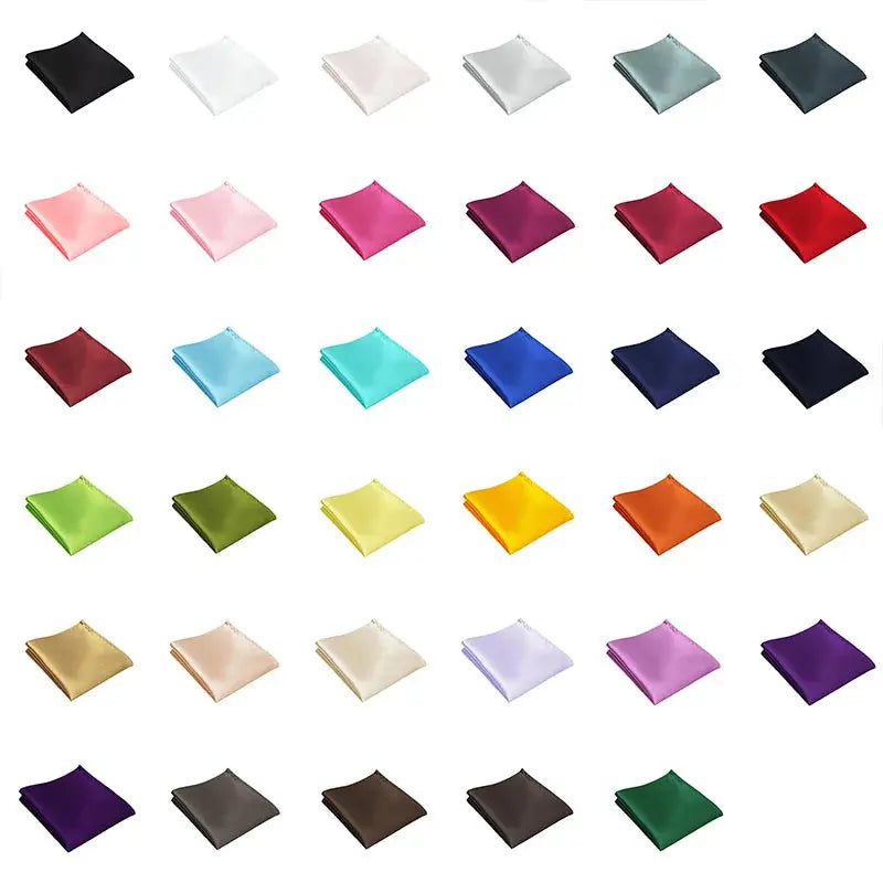 Elegant polyester pocket square, perfect for formal events and business attire.