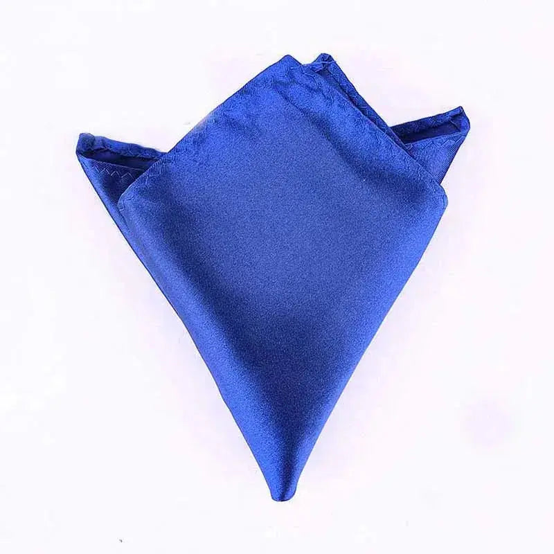 Lightweight pocket square in soft peach, ideal for formal dinners.
