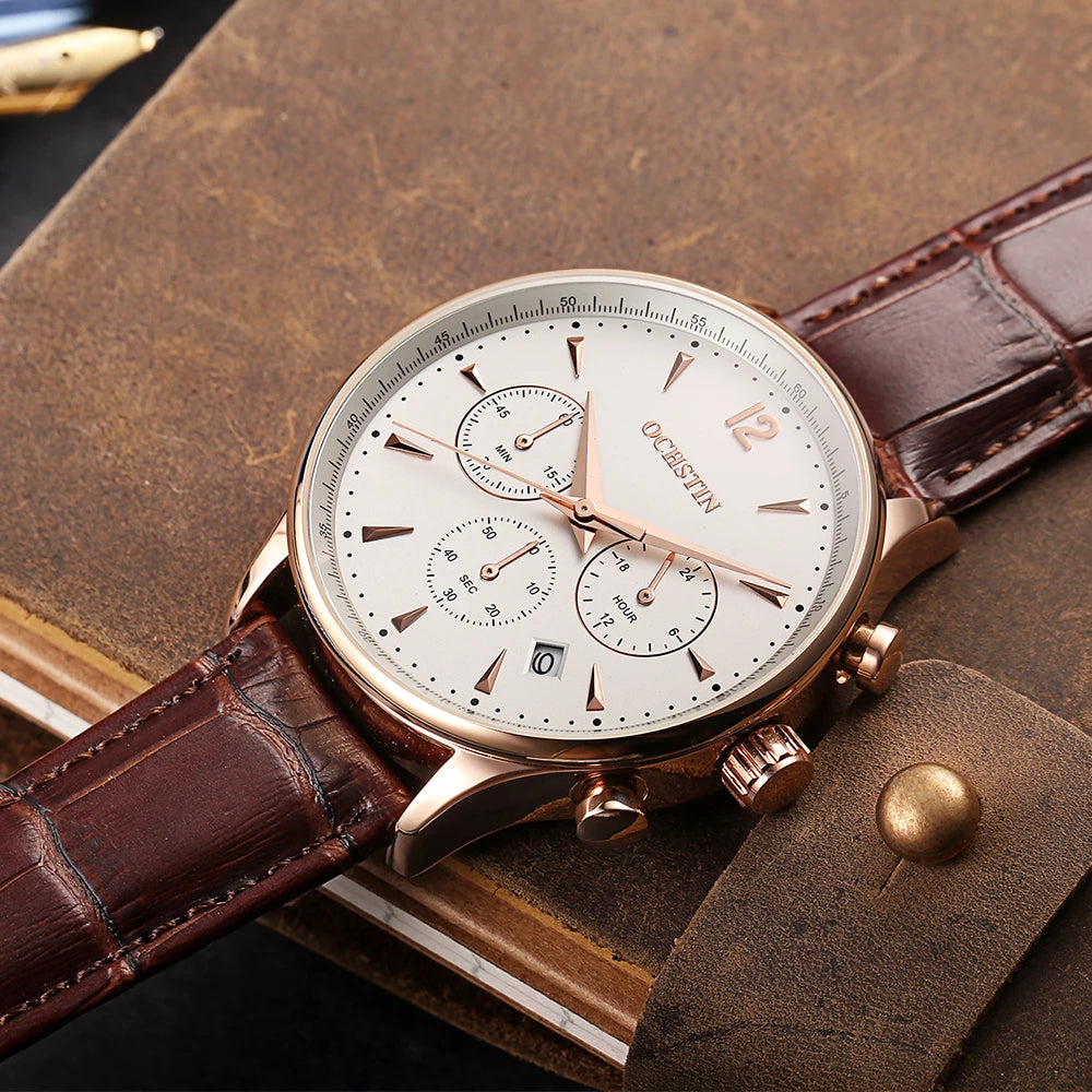 OCHSTIN timepiece featuring a durable zinc alloy case.