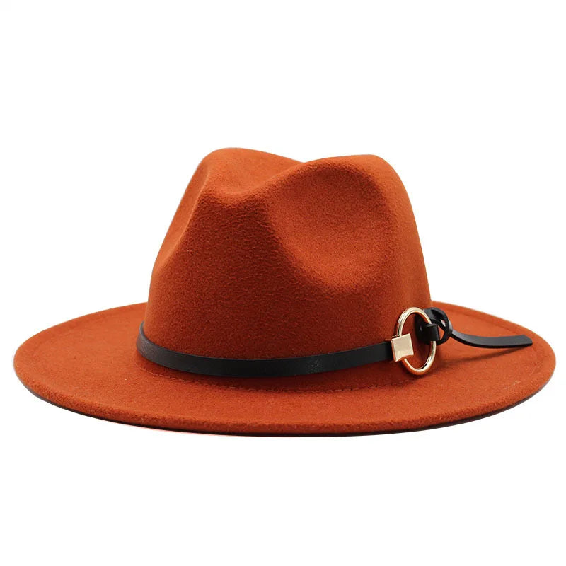 Mauve fedora with a unique color, enhancing your fashion appeal.