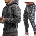Autumn workout clothes with a blend of cotton and polyester for durability.