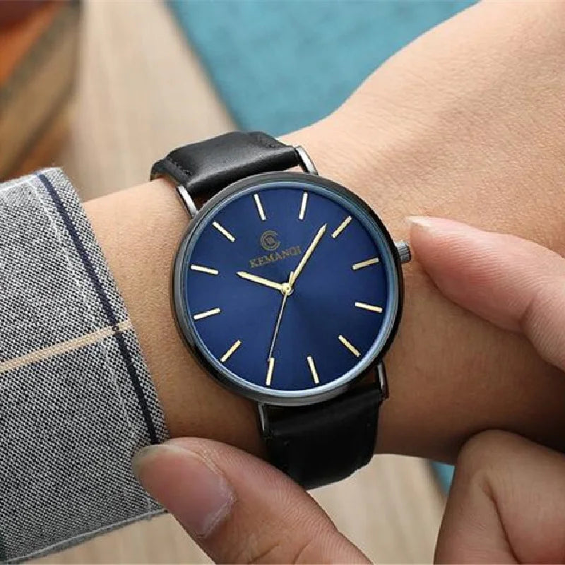 Stylish men's accessory with precise quartz movement.
