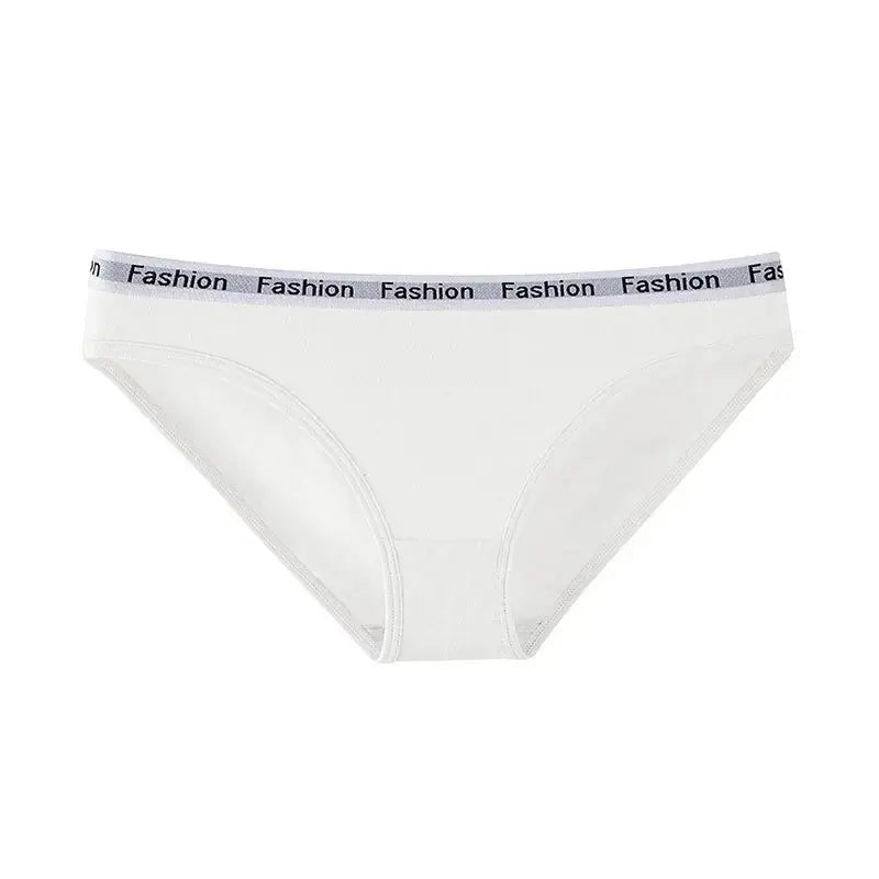 Seamless cotton briefs in soft lavender, featuring a flattering mid-rise cut.