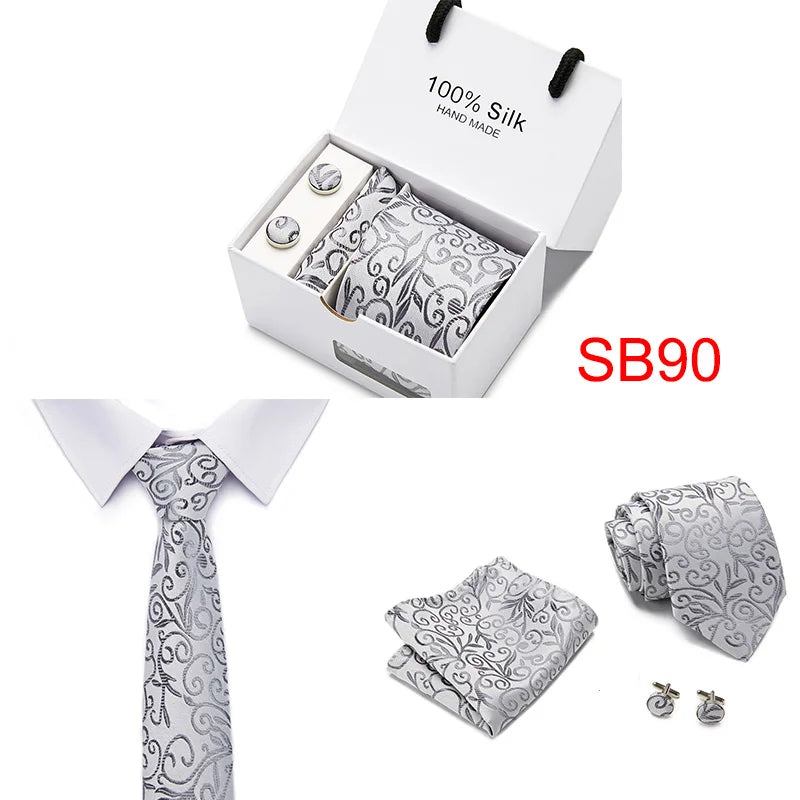 Confidently wear this red silk tie in any formal setting.