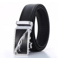 Durable black belt with a seamless design for fitted looks.