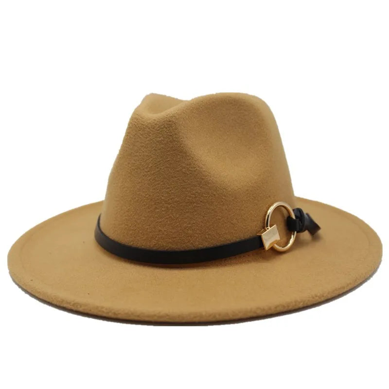 Stylish mauve fedora, a centerpiece for any fashionable outfit.
