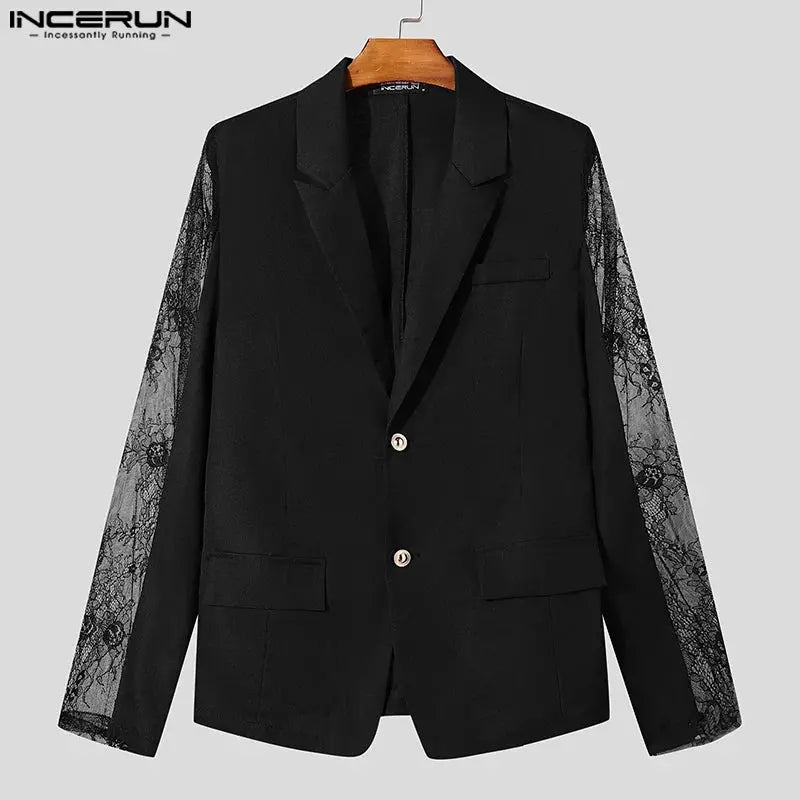 Versatile black blazer styled for a professional meeting or evening out.