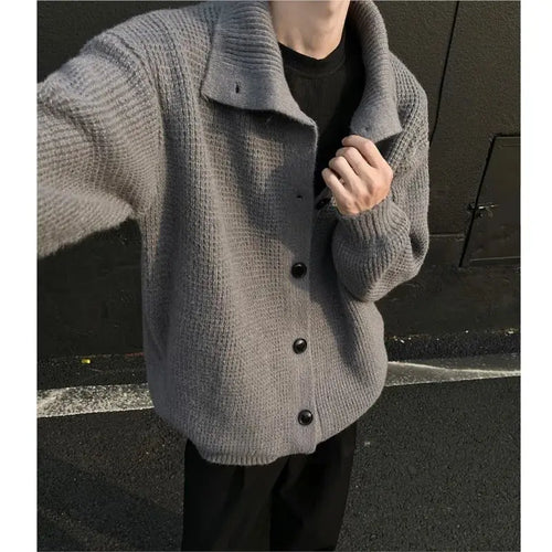 Lightweight polyester-acrylic blend cardigan, perfect for fall layering.
