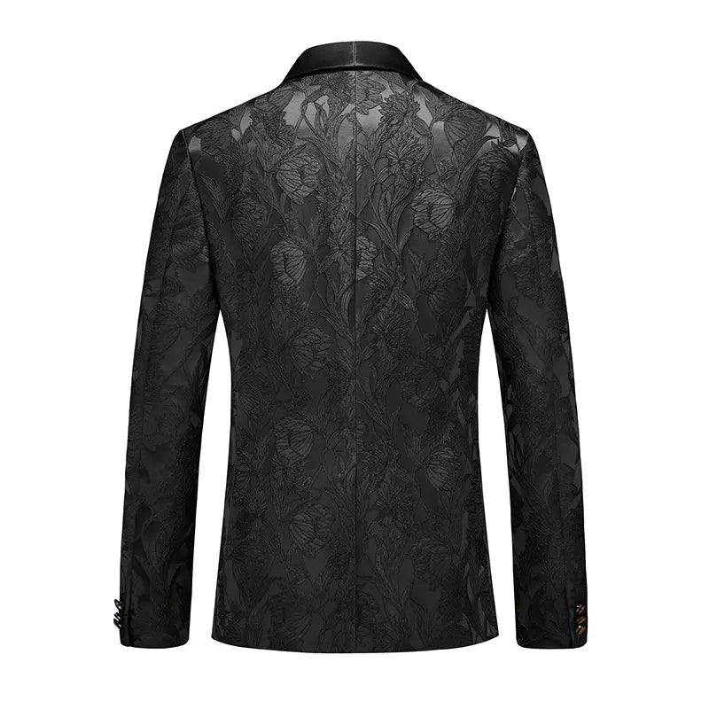 Close-up of intricate jacquard weave showcasing dynamic sheen.
