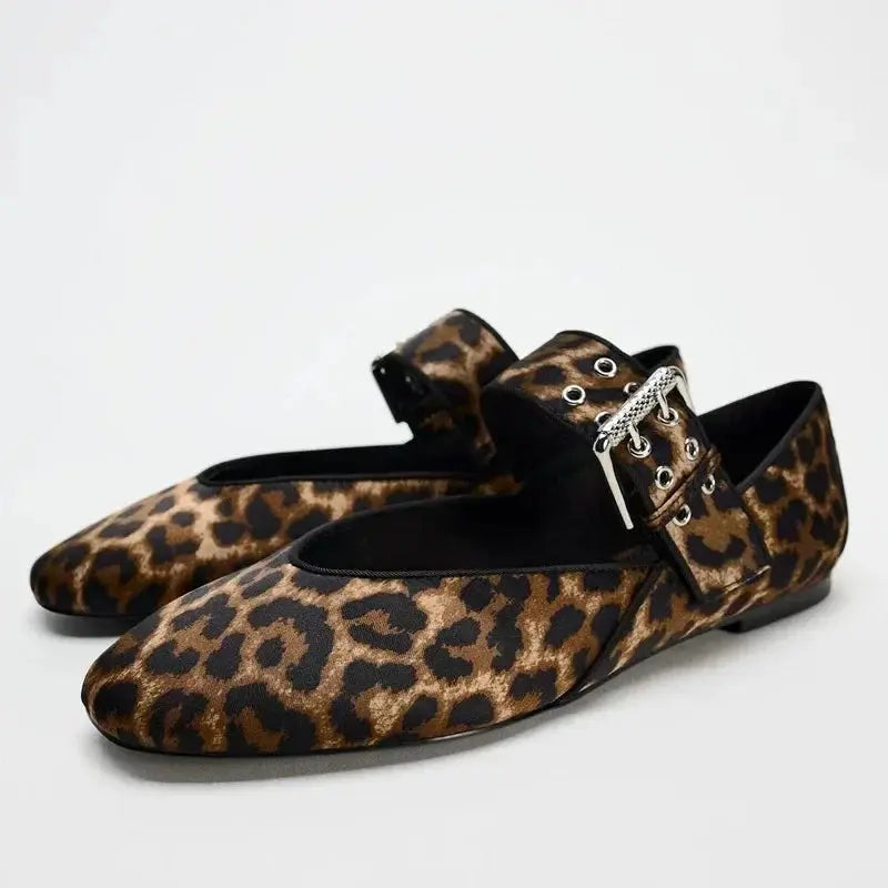 Comfortable Leopard Whisper Loafers designed for all-day wear with a true-to-size fit.