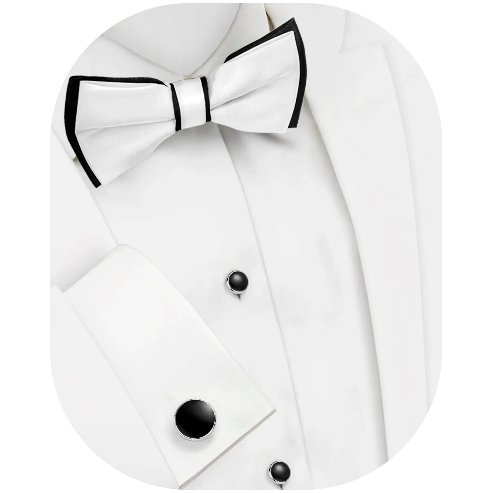 Men's formal accessories set, perfect for presentations and weddings.