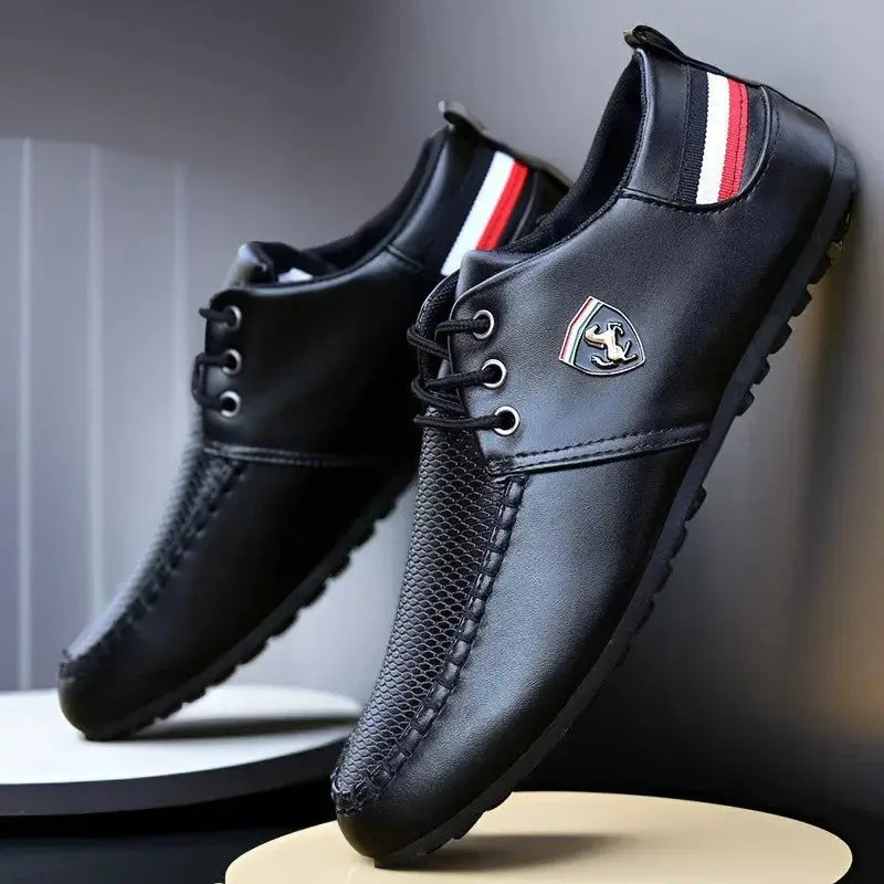 Side view of Urban Glide Loafers highlighting modern loafers' elegant silhouette.