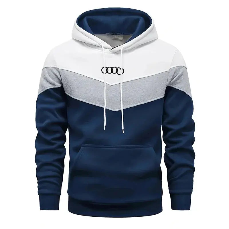 Men's jogger set with a soft feel, perfect for brisk morning jogs and relaxed gatherings.