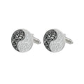 Stylish Yin Yang cufflinks perfect for modern and classic wardrobes.