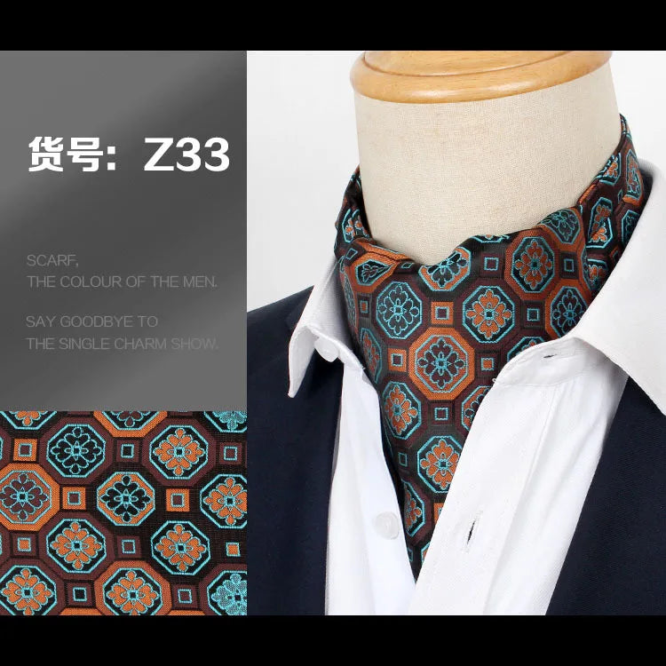 Classic British polka dot cravat for all occasions