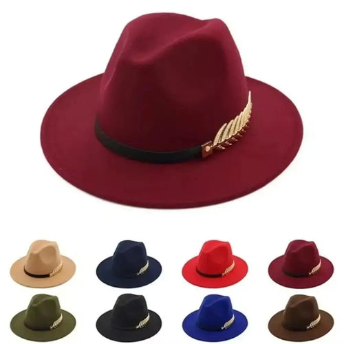 Timeless wool fedora in classic black, perfect for any sophisticated occasion.
