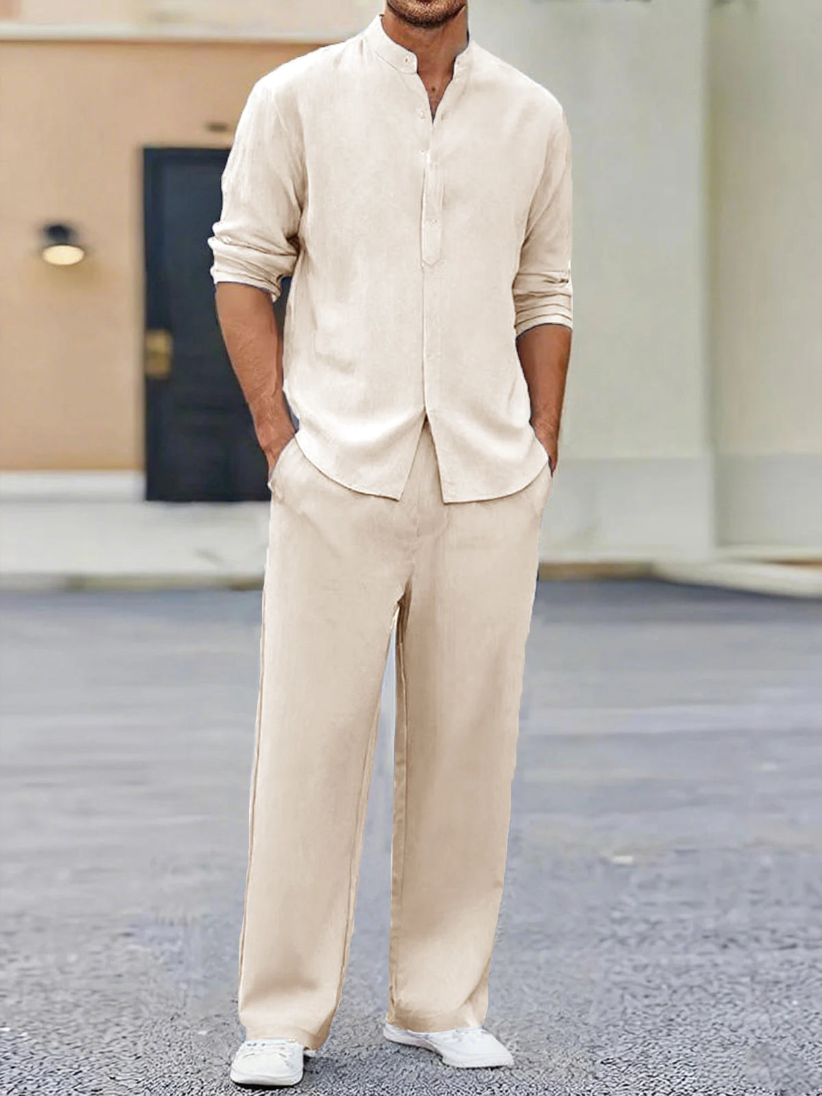 Men's Long Sleeve Loungewear Suit