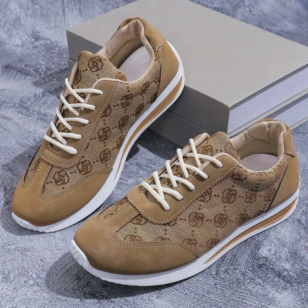 Side view of Floral Fantasy Sneakers showcasing adjustable lace-up closure and stylish design.