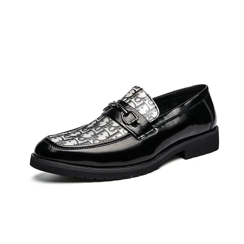 Loafers with eye-catching print, blending luxury and modern fashion for men.