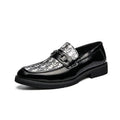 Loafers with eye-catching print, blending luxury and modern fashion for men.