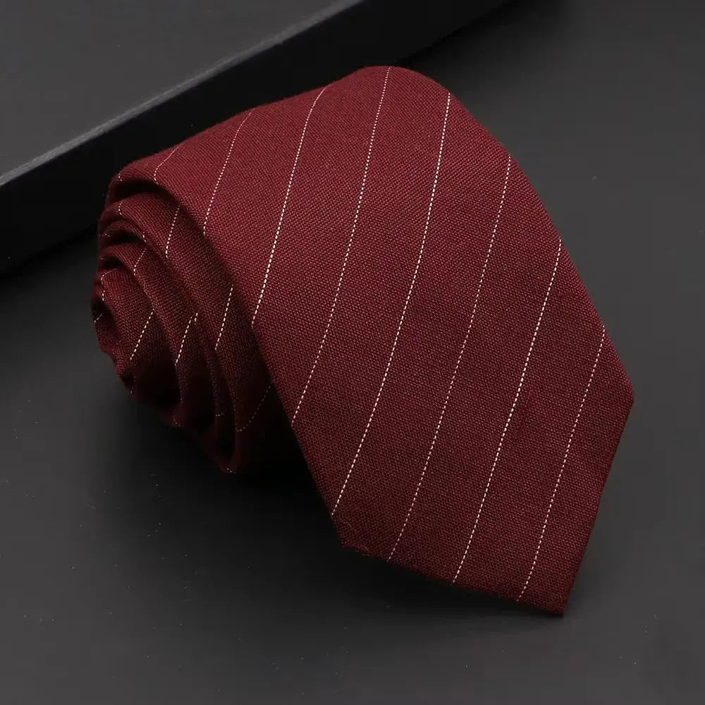 Handmade black necktie, combining luxury with modern design.