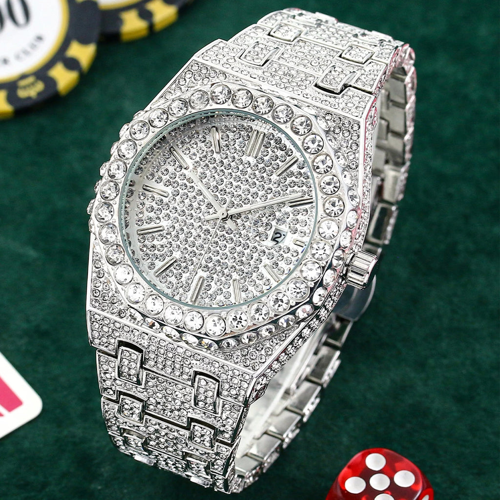 Denvosi Quartz Wristwatch with sleek alloy body and Hardlex face, perfect for business and evening wear.