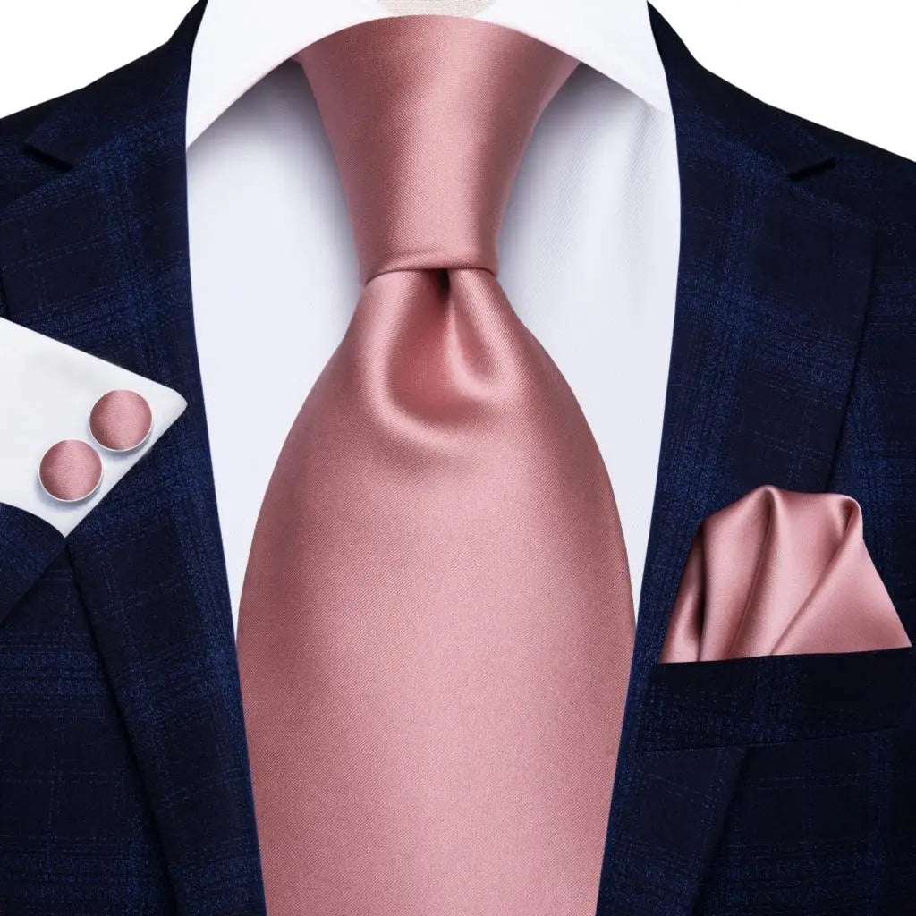 Gift-ready paisley tie set with pocket square and cufflinks for weddings and formal occasions
