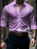 Full view of the Command the Room striped shirt, tailored for a professional and stylish look.