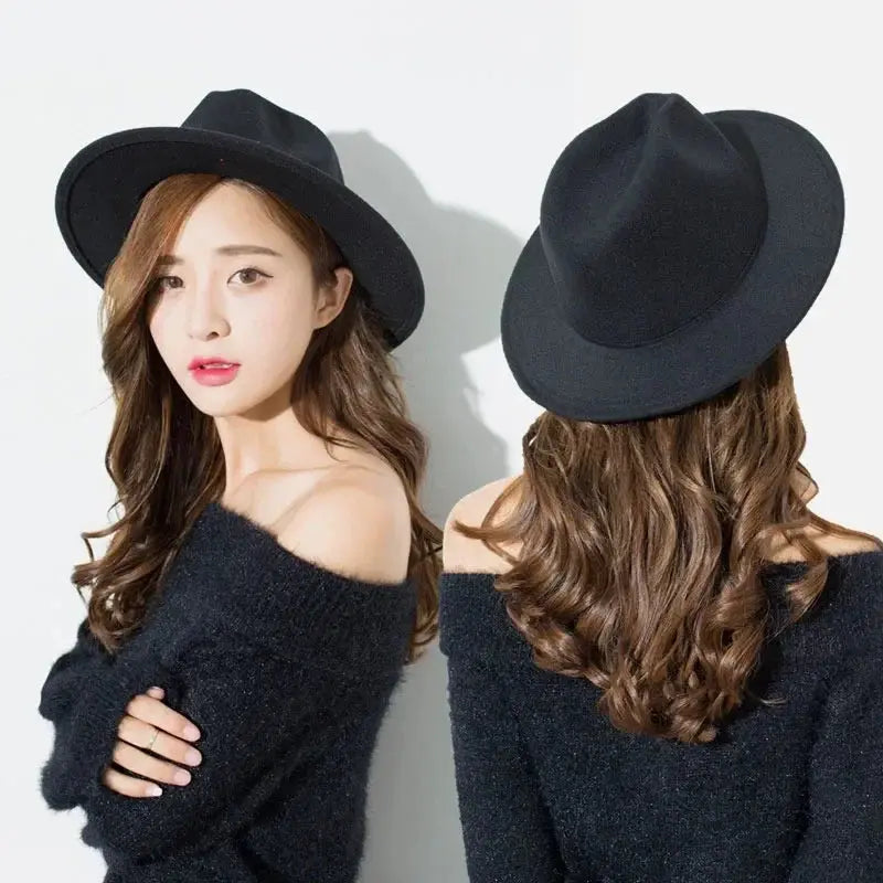 Stylish white fedora featuring a face-framing silhouette for any occasion.