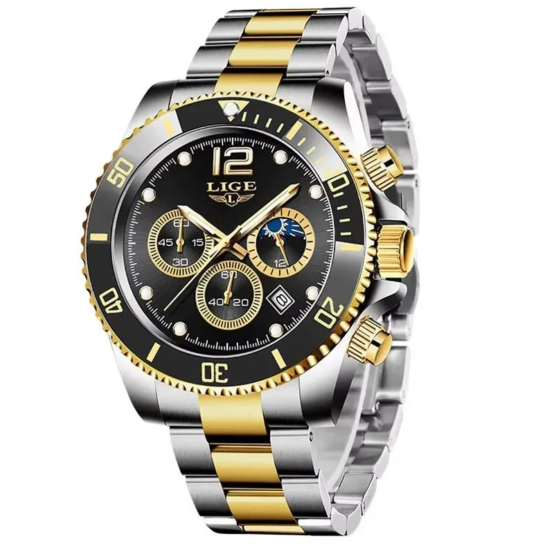 Waterproof watch designed for modern men who value style and functionality.